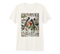 Uccello Natura Birding Watcher Ornitologia Grafico Tipi di Uccelli Maglietta Premium