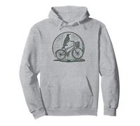 Uccello su una bicicletta Disegno, Bici Schizzo Felpa con Cappuccio