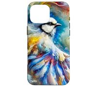 Uccello volante vibrante Surreale Galaxy Cosmos Bird Custodia per iPhone 16 Pro Max