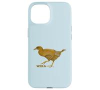 Uccello Weka Nuova Zelanda uccello NZ nativo senza volo Custodia per iPhone 15