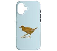 Uccello Weka Nuova Zelanda uccello NZ nativo senza volo Custodia per iPhone 16