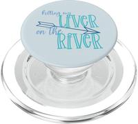 Uccidere il mio fegato sul fiume divertente vacanza estiva canottaggio PopSockets PopGrip per MagSafe