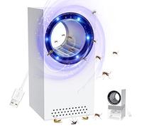 Uccidi Zanzare, Lampada Antizanzare Elettrica, Zanzariera Elettrica con Lampada UV, Trappola per zanzare USB, 180° Luce Insetticida per Uso da Interno ed Esterno, Zanzare, Mosche, Falene, Insetti