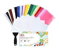 UCEC 43 Vinyl per Cricut Joy & Joy 2 - 14x30,5 cm, con 8 Fogli Transfer