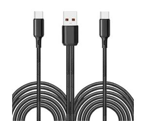 UCEC Cavo di prolunga doppio USB C da 2 m, cavo di ricarica e prolunga da USB A a tipo C
