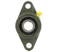 UCFL204 Cuscinetto rombico autoallineante montato ispessito, cuscinetto a blocco con flangia ovale, cuscinetto a guscio in acciaio fuso durevole, diametro interno 20 mm, diametro