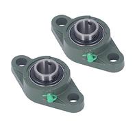 Ucfl205-16 Blocco Cuscinetto di Cuscino Montato su Flangia in Ghisa da 2 Pacchi con Cuscinetti in Acciaio Cromato con Foro da 1 Pollice, Allineamento Automatico Lineare