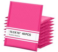 UCGOU Bubble Mailers 26,9 x 40,6 cm Confezione da 40 buste imbottite grandi | Buste imbottite autoadesive impermeabili grandi per piccole imprese buste per imballaggio a bolle per spedizione gioielli