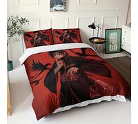 Uchiha Itachi Naruto Copripiumino 3D Con Chiusura Lampo Con Federe Stampa 3D Morbido in Microfibra Anime Copripiumino Per Letto Per Ragazzi E Ragazze Double（200x200cm）