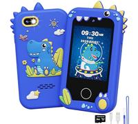 UCIDCI Giocattoli per Smartphone per Bambini dai 3 ai 7 Anni con Doppia Fotocamera, Giocattoli per Bambini con Giochi di apprendimento, Giocattoli da