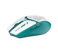 Uciefy Mouse wireless Bluetooth (BT5.0/5.1+2.4GHz) USB C ricaricabile LED livello batteria visibile, copertura a nido d'ape magnetica con ricevitore USB e adattatore di tipo C per laptop/PC/Mac/iPad,