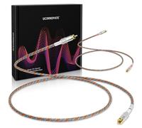 UCINNOVATE Cavo RCA HiFi di fascia alta, 2 cavi audio RCA da 1 m, cavo stereo RCA maschio a maschio con connettori placcati oro, 2 cavi RCA per un sistema stereo, Home Theater, altoparlanti