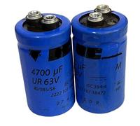 UCJTPCVI Condensatore elettrolitico di filtraggio Audio con Testa a Vite da 4700UF 63V DC 1 pz.