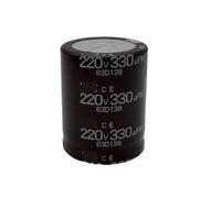 UCJTPCVI Condensatori elettrolitici 2 Pezzi 220 V 330 UF 35 x 45 mm ECST221LIN331KA45M