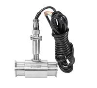 UCJTPCVI Sensore di Flusso d'Acqua a Morsetto in Acciaio Inossidabile Misuratore di Portata a turbina a impulsi DN15 DN20 DN25 DN50(DN40 ss304)