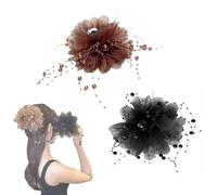UCK-KIT Clip Per Capelli Con Le Lacrime A Farfalla, Nappa Per Capelli A Farfalla, Eleganti Barrette Di Fiori Non Slip, Accessori Per Lo Styling Squisiti Per Matrimoni, Feste, Stile Quotidiano,Mix