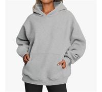 UCK-KIT Felpe con Cappuccio per Le Donne Felpe Oversize del Regno Unito Pullover con Cappuccio, Casual A Maniche Lunghe Pullover Semplice, Felpa con Cappuccio in Tinta Unita alla Moda Autunno,C,XXL