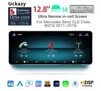 Uckazy 2400*900 Schermo Senza Fili Carplay Android 14 Autoradio Per Mercedes Benz CLS Classe W218 2011-2018 AutoRadio Lettore Multimediale