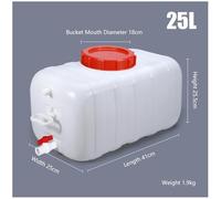 UCKYSU con Serbatoio dell'Acqua del Rubinetto d'Acqua Portatile Escursioni All'aperto Camper Tour Guida Autonoma Facile Trasportare Resistente Durevole(25L)