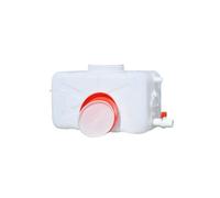 UCKYSU Contenitore Acqua Plastica Alimenti Serbatoio Rettangolare Ispessito Rubinetto Ideale Conservazione dell'Acqua Domestica(28L)