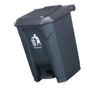 UCKYSU Pattumiera Pedale Medico Secchio Raccolta Rifiuti Ruote Grande Capacità Clinica Ospedale Coperchio Contenitore Armi Taglienti(Gray,30L)