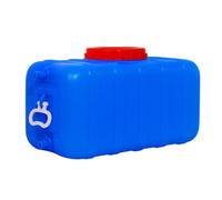 UCKYSU Serbatoio d'Acqua Multifunzione Secchio Plastica Quadrato Campeggio Contenitore Acqua Grandi Dimensioni Alimentare Blu(45L)