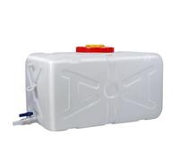 UCKYSU Serbatoio d'Acqua Rettangolare Plastica Bianca Contenitore Stoccaggio dell'Acqua for Uso Alimentare Portatile for Esterni(75L)