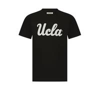 UCLA Maglietta da uomo con logo ufficiale S-UCT 103 - University of California Los Angeles - T-shirt classica girocollo in cotone con logo Script - Vestibilità regolare S-XXL, Nero , XL