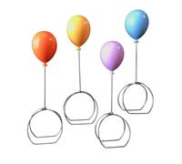 Uclac Anelli portatovaglioli a palloncino, squisita decorazione pasquale, primavera e coniglietto, fermagli versatili per feste di compleanno, pasti e tutti gli incontri