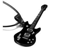 Uclac Collana vintage con ciondolo a forma di stella, girocollo punk, chitarra rock roll a strati, per donne, uomini, eboy, egirl, gioielli per feste in bar, 1.0*1.0*1.0