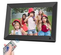 UCMDA Cornice Digitale 10,1 Pollici - Cornice Digitale Foto No WiFi con Telecomando, Cornice Elettronica Senza Touchscreen Rotazione Automatica Supporto USB/SD, Foto Musica Video Calendario Famiglia
