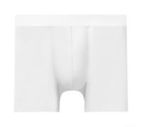Uconvex - Boxer da uomo con design a pochette, comodi, a vita media (2XL, bianco)
