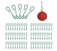 Ucouper Ganci Palline Natale per Decorazioni Natalizie 200 pz Addobbi Albero di Natale Ciondoli Ornamenti Natalizi Sopporto Gancetti Albero di Natale Verde Leggero e Resistente