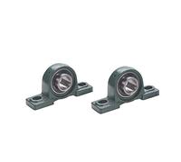 UCP206 Cuscinetto flangiato del blocchetto di cuscino, diametro del foro 30mm,Cuscinetto in acciaio ghisa Set vite di blocco 2Pcs,Aicosineg