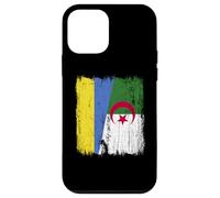 Ucraina Algeria Mezza bandiera Patrimonio algerino ucraino Custodia per iPhone 12 mini