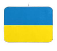 Ucraina Bandiera Blu Giallo Ucraino Nazionale Riutilizzabile Piatto Mat 18x24 Rettangolo Grande Cucina Opaco Decorativo Home Decor Essentials