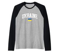 Ucraina Bandiera Viaggio in Ucraina Regali Ucraina Amico Ucraina Maglia con Maniche Raglan
