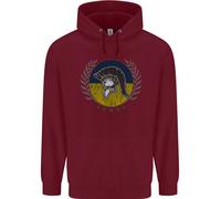 Ucraina Bodybuilding Bandiera Gym Training Spartan Uomo Felpa