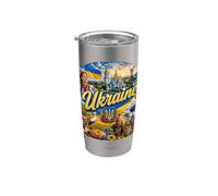 Ucraina, Europa, Kiev, Leopoli, Odessa, Charkiv, Dnipro, Bicchiere termico in acciaio inox doppia parete
