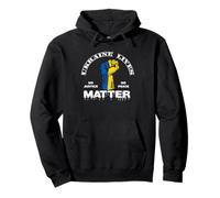 Ucraina Lives Matter Giustizia Pace Amore Sostieni Ucraino Felpa con Cappuccio