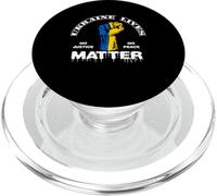 Ucraina Lives Matter Giustizia Pace Amore Sostieni Ucraino PopSockets PopGrip per MagSafe