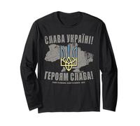 Ucraina Maglia Slava Ucraina Ucraina Zelensky Cirillic Maglia a Manica