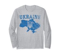 Ucraina Maglia Zelensky Tryzub Patriottico ucraino Maglia a Manica