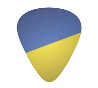 Ucraina Paese Bandiera Basso Celluloide Plettri per chitarra Plettri per chitarra di lusso Plettri per chitarra fantastici Plettri per chitarra personalizzati Plettro per chitarra alla moda