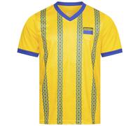 Ucraina "Retro Storia" JELEX Maglia Jersey Gialla Nuova