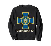 Ucraino AF Ucraina Forze Armate Emblema Tryzub Ucraina Felpa