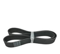 UCROSSMK 1pc HTD 5M Cinghia Dentata 1040/1050/1125 Lunghezza 10/15/20/25/30mm Larghezza 5mm Passo Gomma Puleggia Cintura Denti 208-225 Cinghia sincrona(1050mm,15mm)