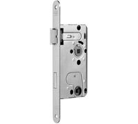 Ucs - Serratura Da Incasso Dx Din Per Porta Bagno, In Alpacca