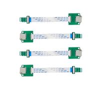 UCTRONICS Prolunga flessibile da Micro SD a Micro SD da maschio a femmina, cavo di prolunga per scheda micro SD da 15 cm, compatibile con Raspberry Pi, Arduino e stampanti 3D, confezione da 4