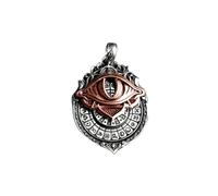 Ucuse 1 ciondolo con visione dei tarocchi, collana con occhio che tutto vede, ciondolo con simbolo di carta dei tarocchi, gioielli per divinazione mistica, guida spirituale, intuizioni del destino